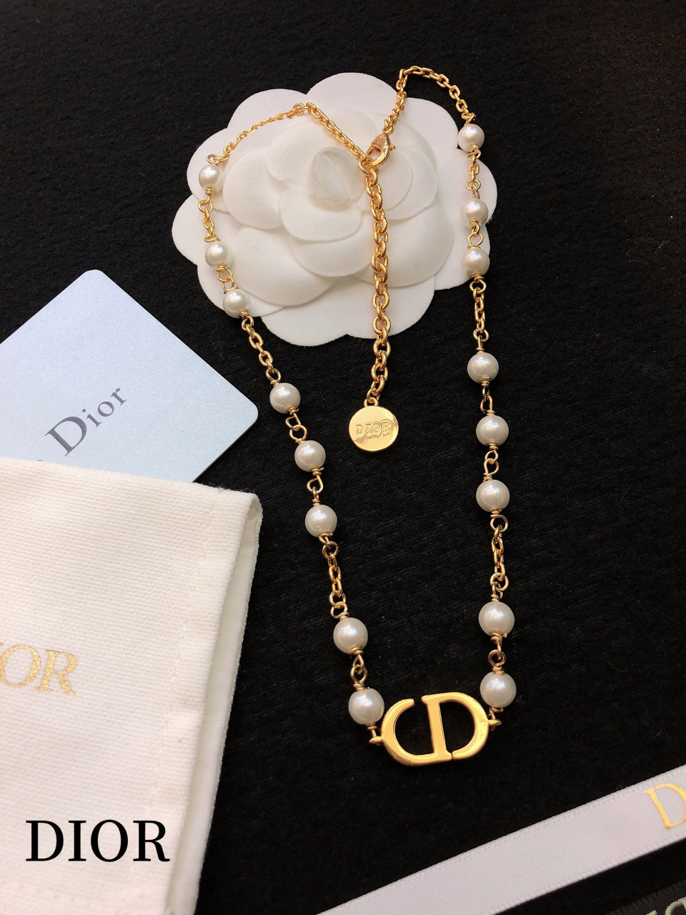 【2024】【DIOR】ネックレス、新しいネックレス万能シンプルファッションオーナメント