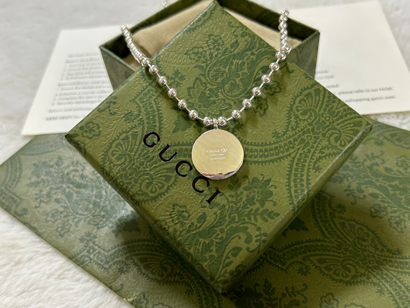 【GUCCI】ネックレス、新しいネックレス万能シンプルファッションオーナメント