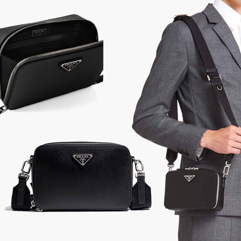 PRADA プラダ ブリック サフィアーノレザー バッグ