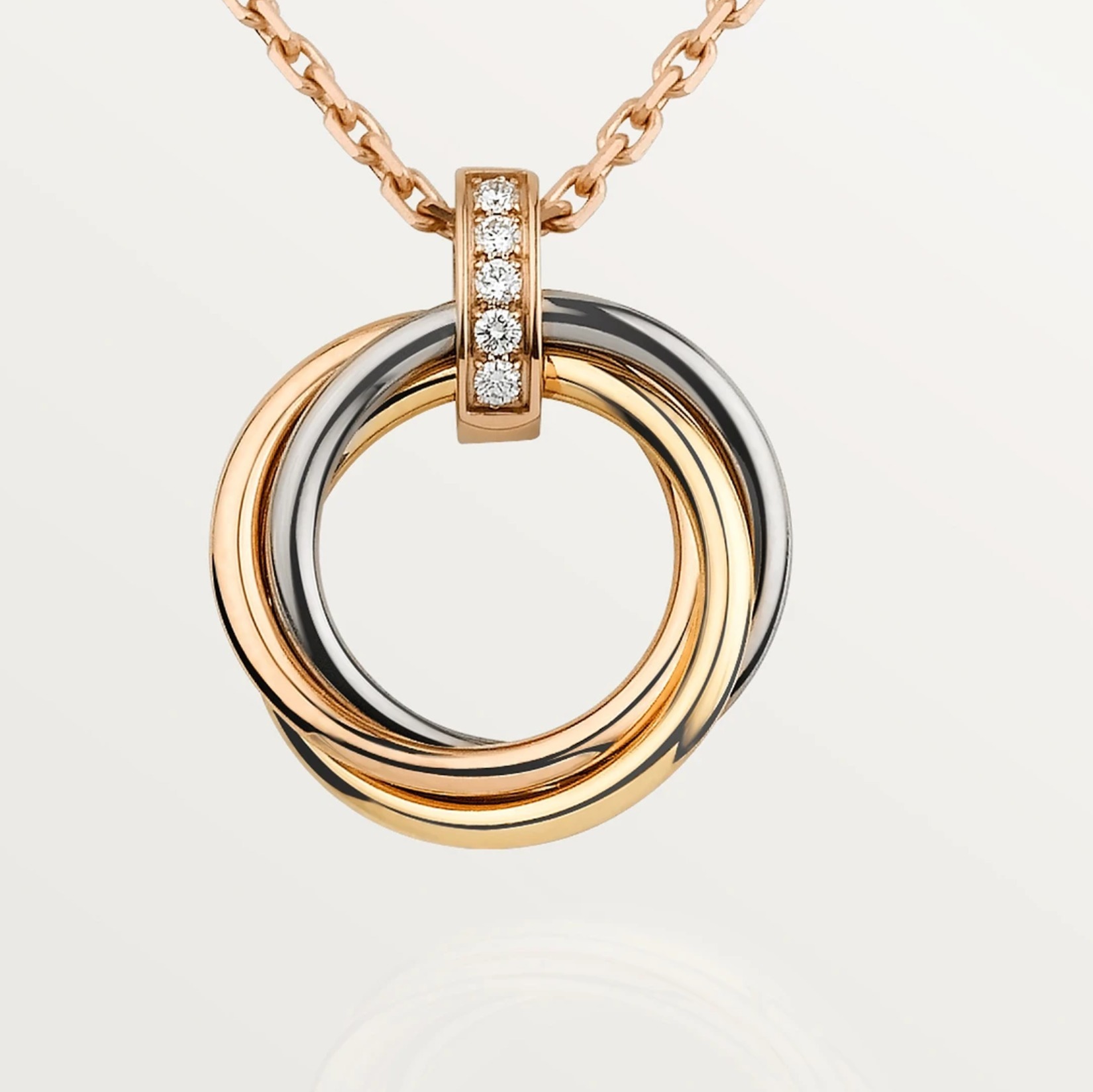 Cartier【カルティエ】トリニティ ネックレス