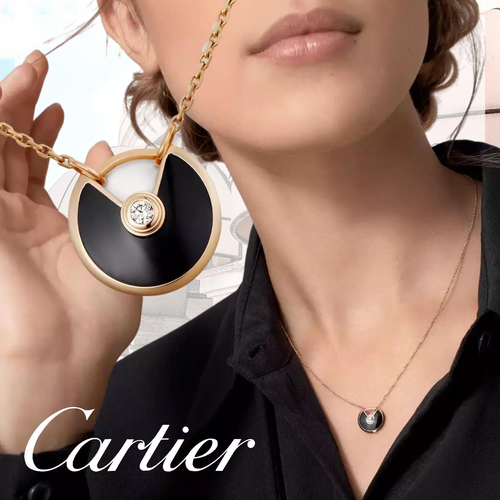 Cartier 大人気★即納【カルティエ】アミュレットドゥ ネックレス XS