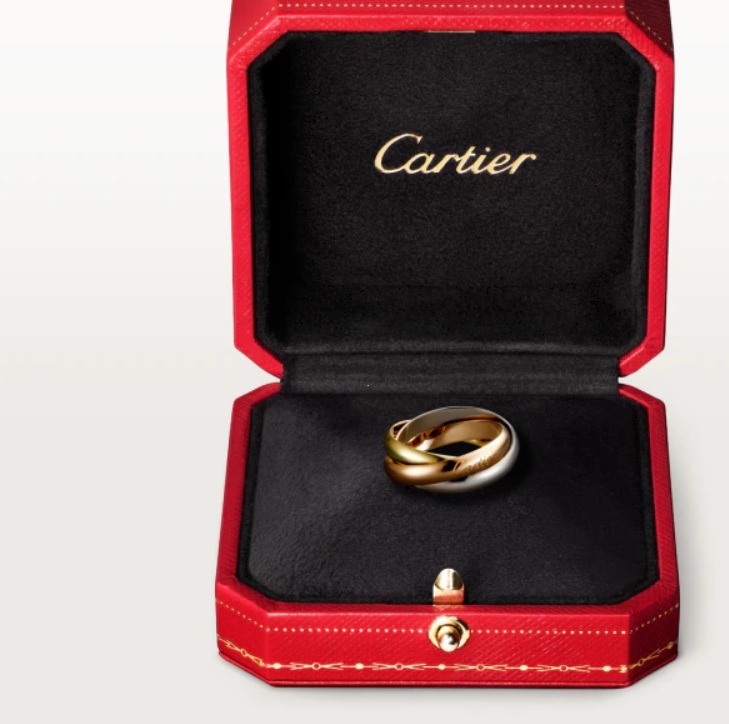 【Cartier】カルティエ トリニティ リング 2色 男女兼用