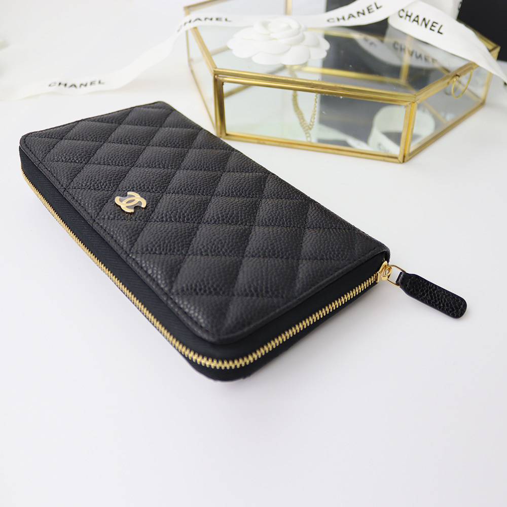 人気CHANELシャネル クラシック ロング ジップ ウォレットAP0242