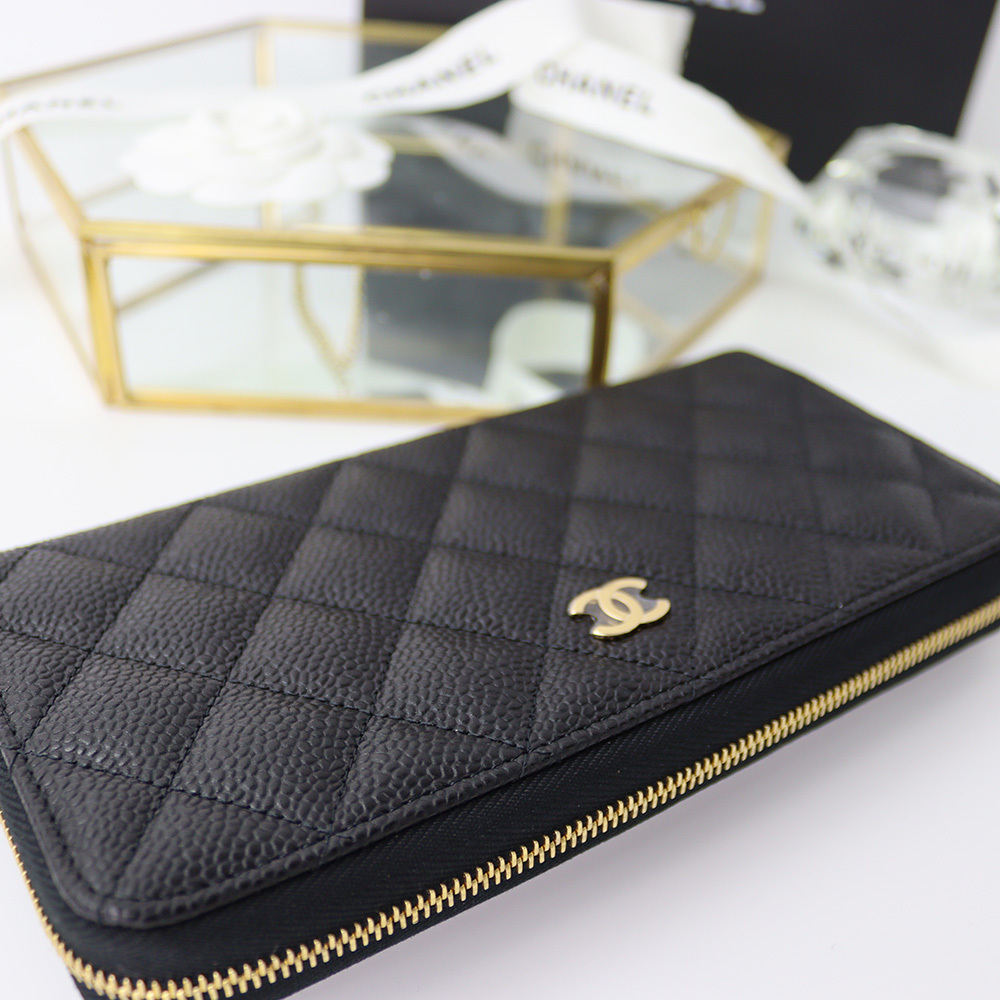 人気CHANELシャネル クラシック ロング ジップ ウォレットAP0242