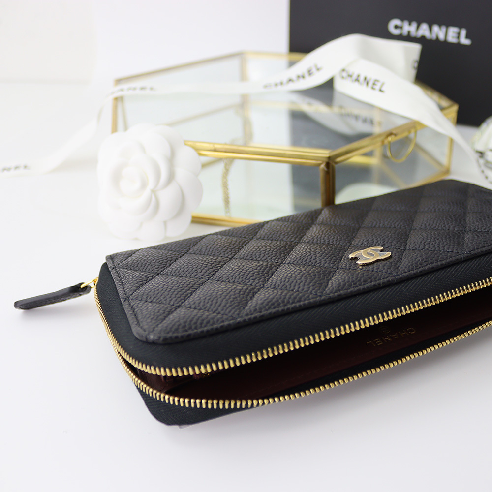 人気CHANELシャネル クラシック ロング ジップ ウォレットAP0242