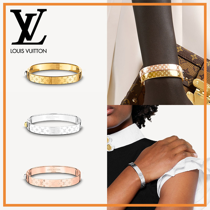 【2024】LV 大人気LOUIS VUITTON ルイヴィトン カフ ナノグラム