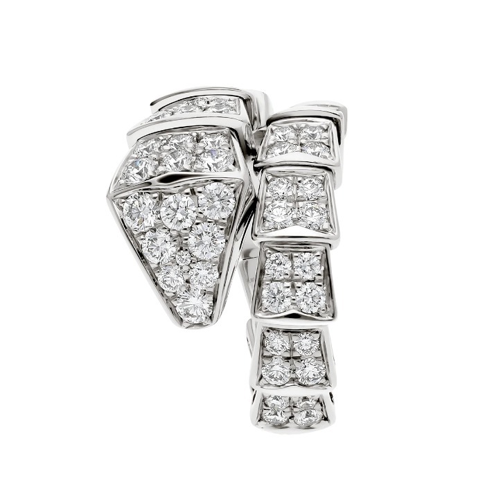 【2024】BVLGARI ブルガリ リング 指輪 セルペンティ ホワイトゴールド