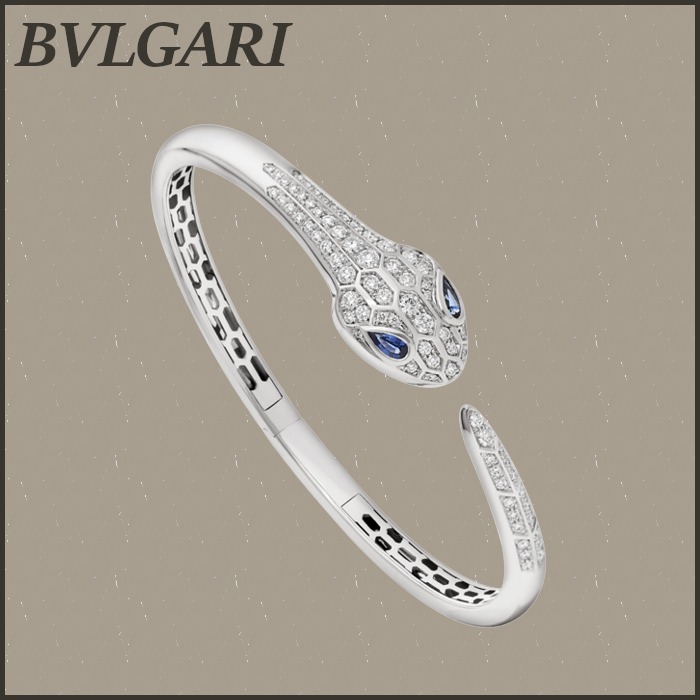 BVLGARI ＋＋+セルペンティ ブレスレット B.サファイア ダイヤ