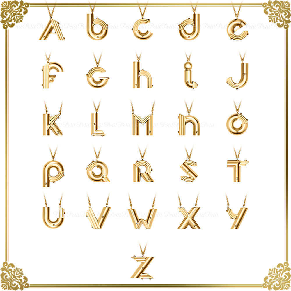 ☆Louis Vuitton★イニシャル ネックレス/LV＆ME