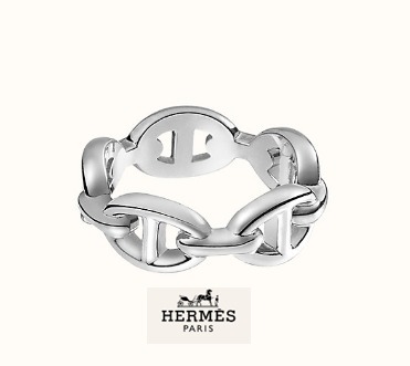 大人気★HERMES ★ Chaine d'Ancre (シェーヌダンクル)　RING KM