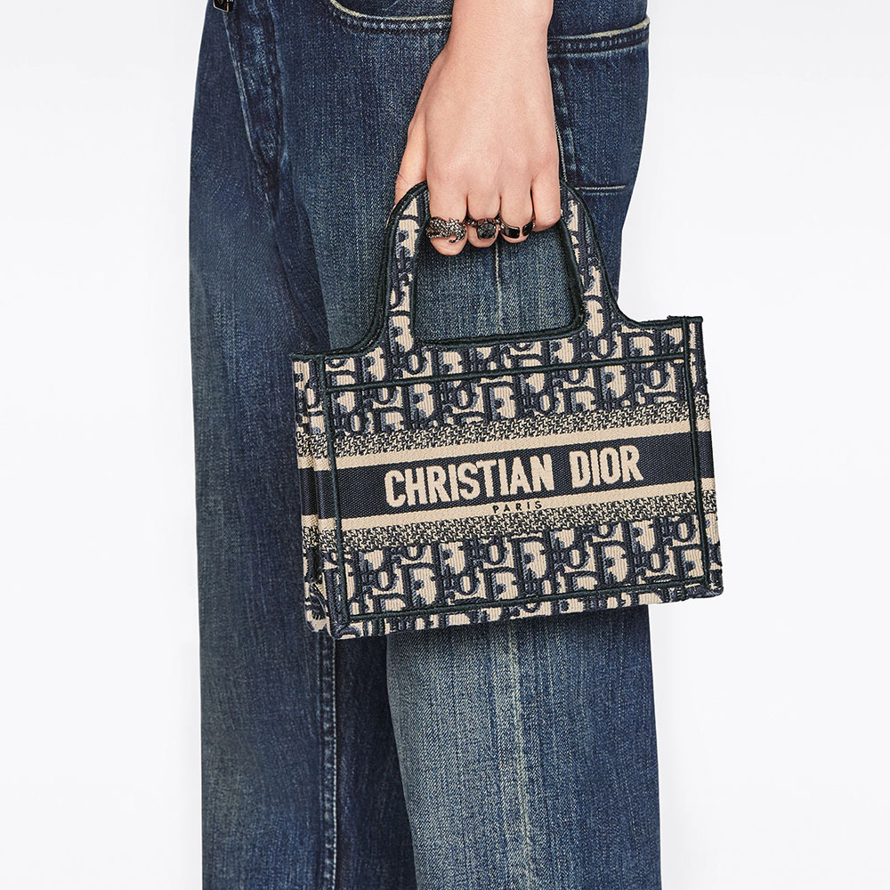 大人可愛い♪DIOR BOOK TOTEブックトート ミニバッグ オブリーク