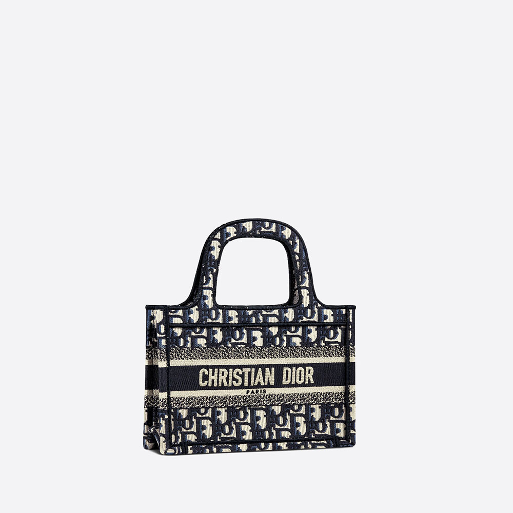 大人可愛い♪DIOR BOOK TOTEブックトート ミニバッグ オブリーク