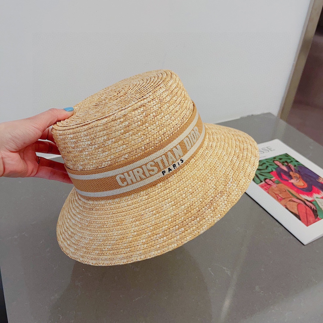 【DIOR   ディオール】【数量限定】 麦わら帽子