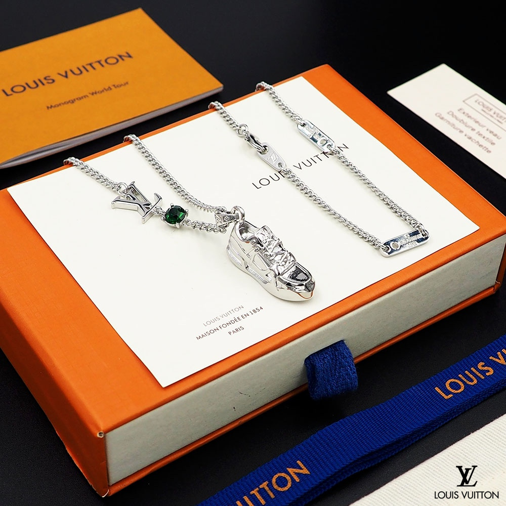 【2024】LV【LOUIS VUITTON】ネックレス、新しいネックレス万能シンプルファッションオーナメント