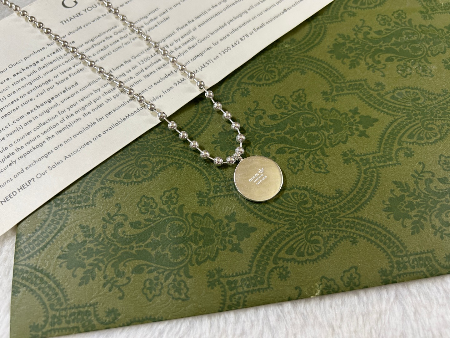 【GUCCI】ネックレス、新しいネックレス万能シンプルファッションオーナメント