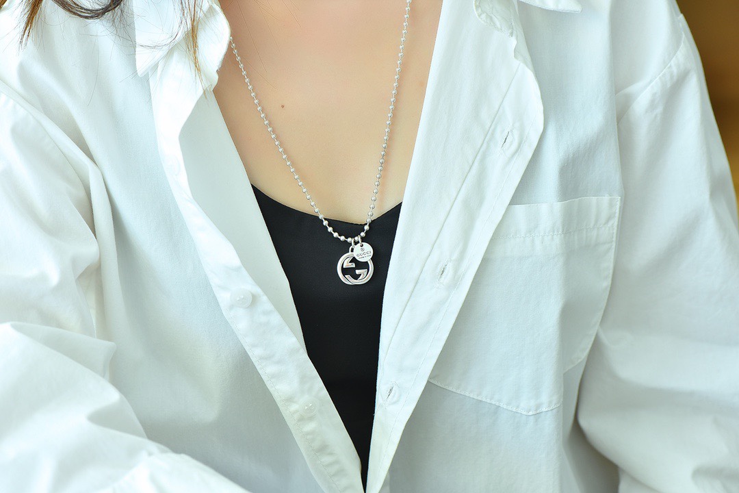 【2024】【GUCCI】ネックレス、新しいネックレス万能シンプルファッションオーナメント