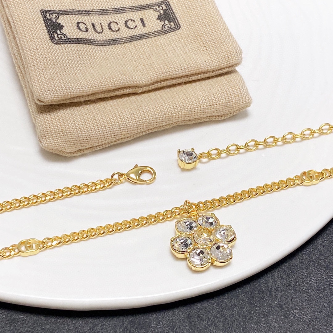 【GUCCI】ネックレス、新しいネックレス万能シンプルファッションオーナメント