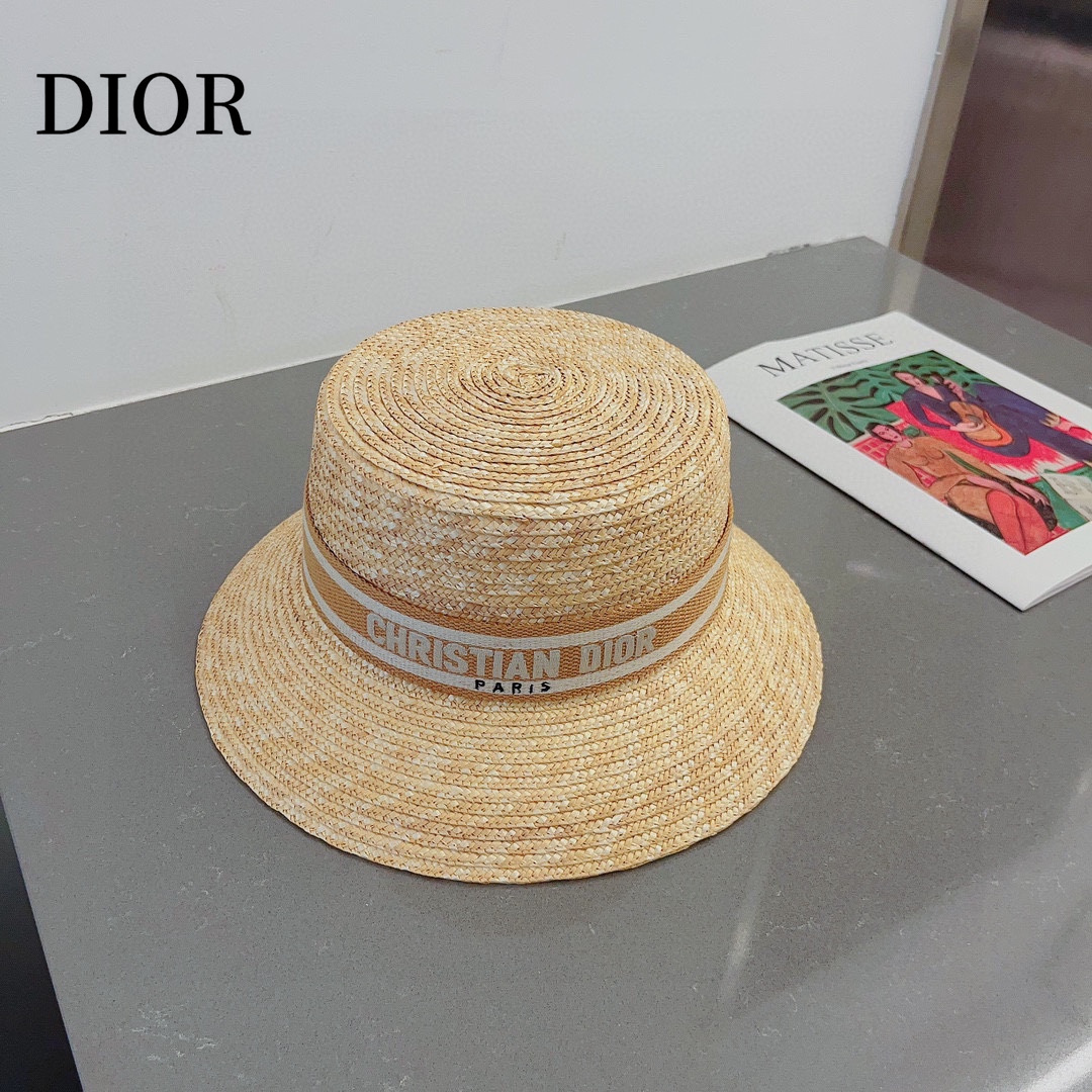 【DIOR   ディオール】【数量限定】 麦わら帽子