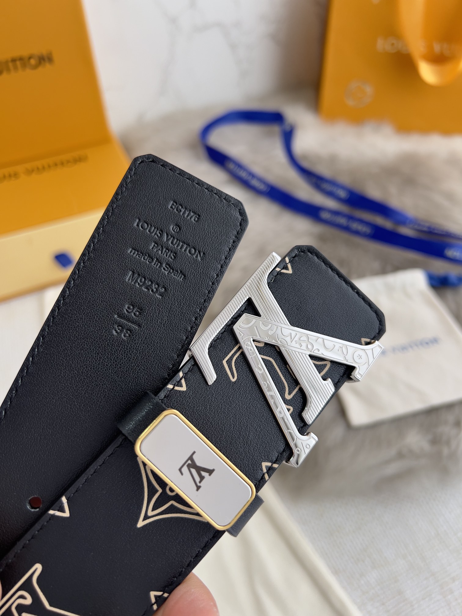 【LOUIS VUITTON】(ルイヴィトン) 3.8cmベルト メンズ