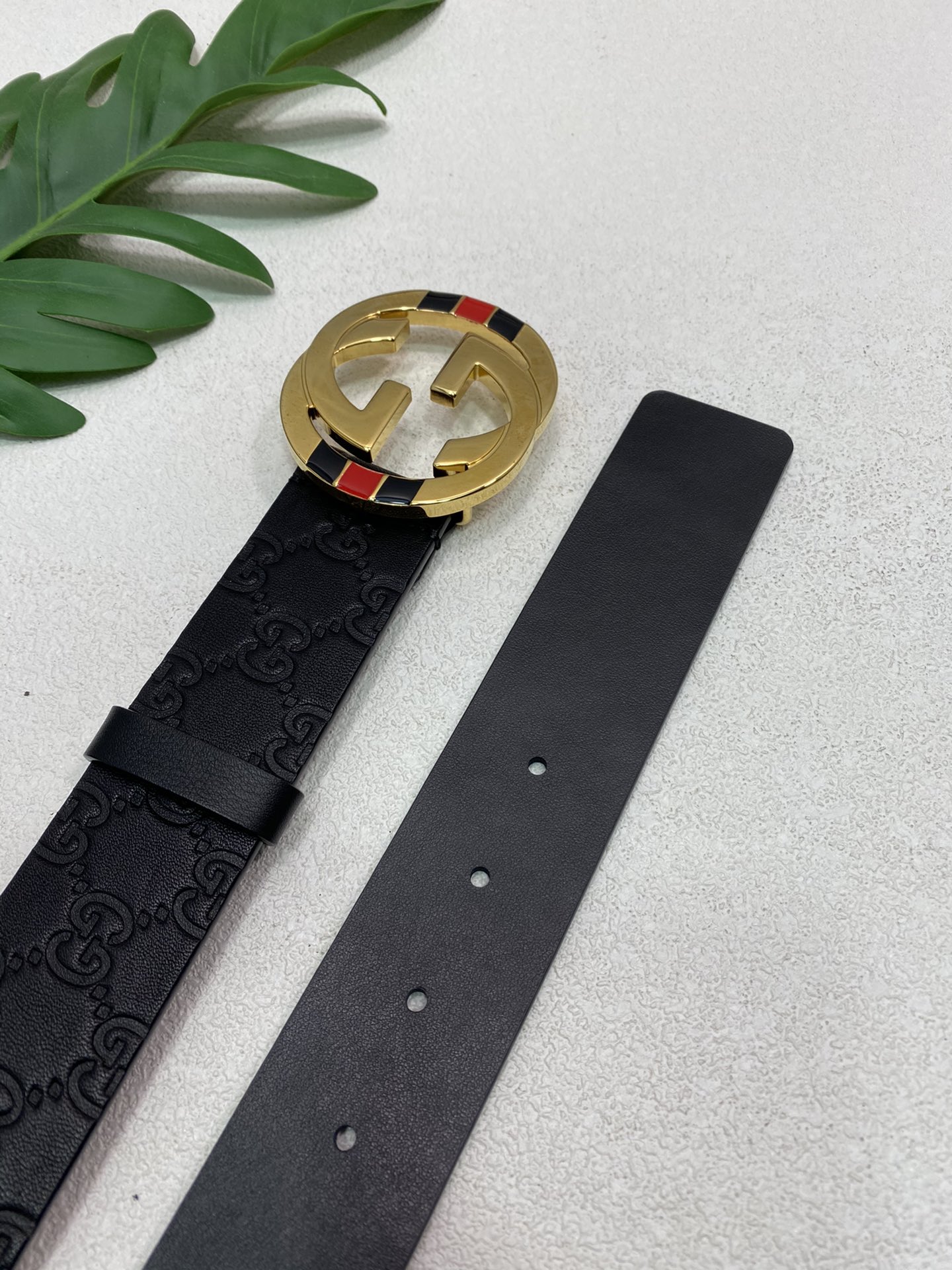 【GUCCI】(クッチ) 3.8cm   ベルト メンズ