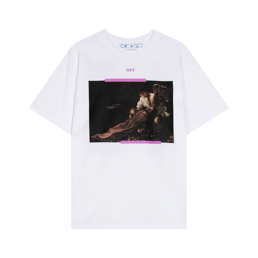 【2024】【OFF-WHITE  公式旗艦店】オフホワイト   Tシャツ  ご好評に付き再入荷！