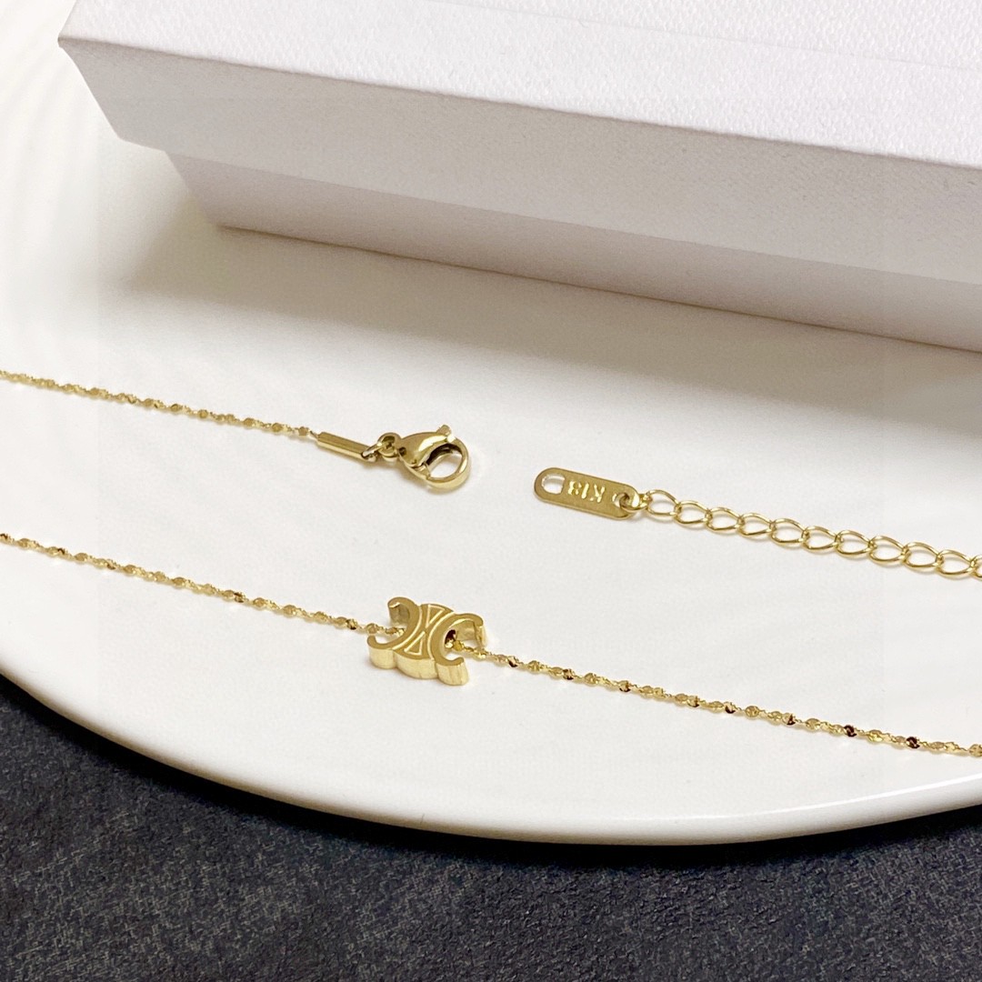 【CELINE】ネックレス、新しいネックレス万能シンプルファッションオーナメント