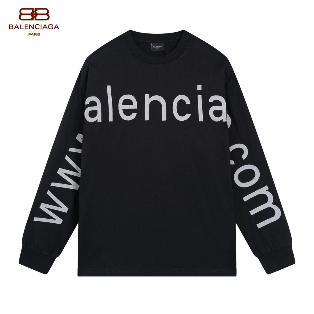 【BALENCIAGA  公式旗艦店】バレンシアガ 丸首の衛衣スウェット ご好評に付き再入荷！