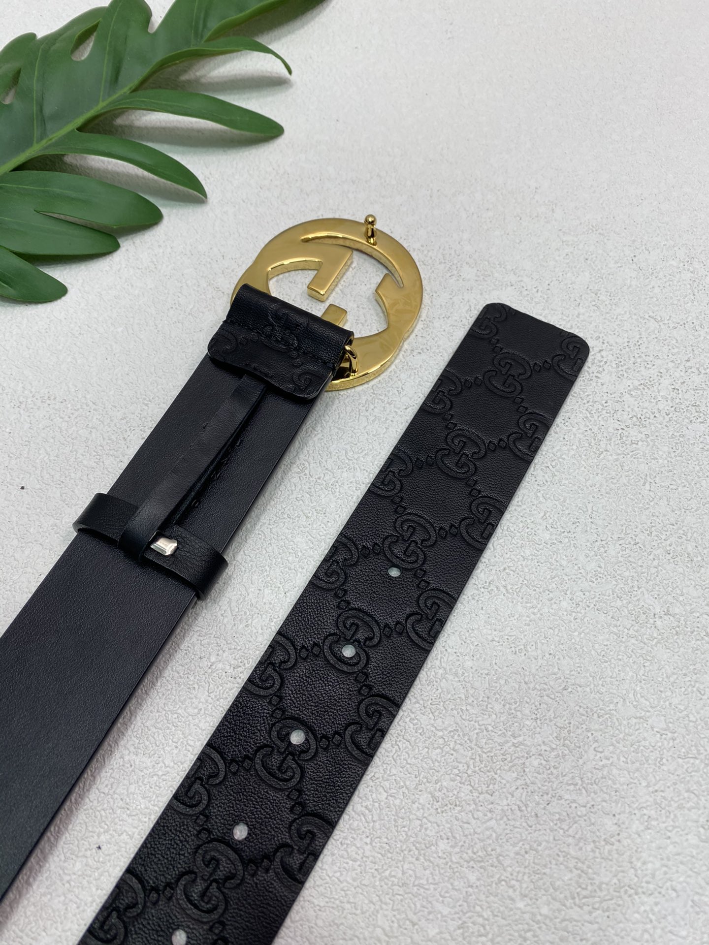 【GUCCI】(クッチ) 3.8cm   ベルト メンズ