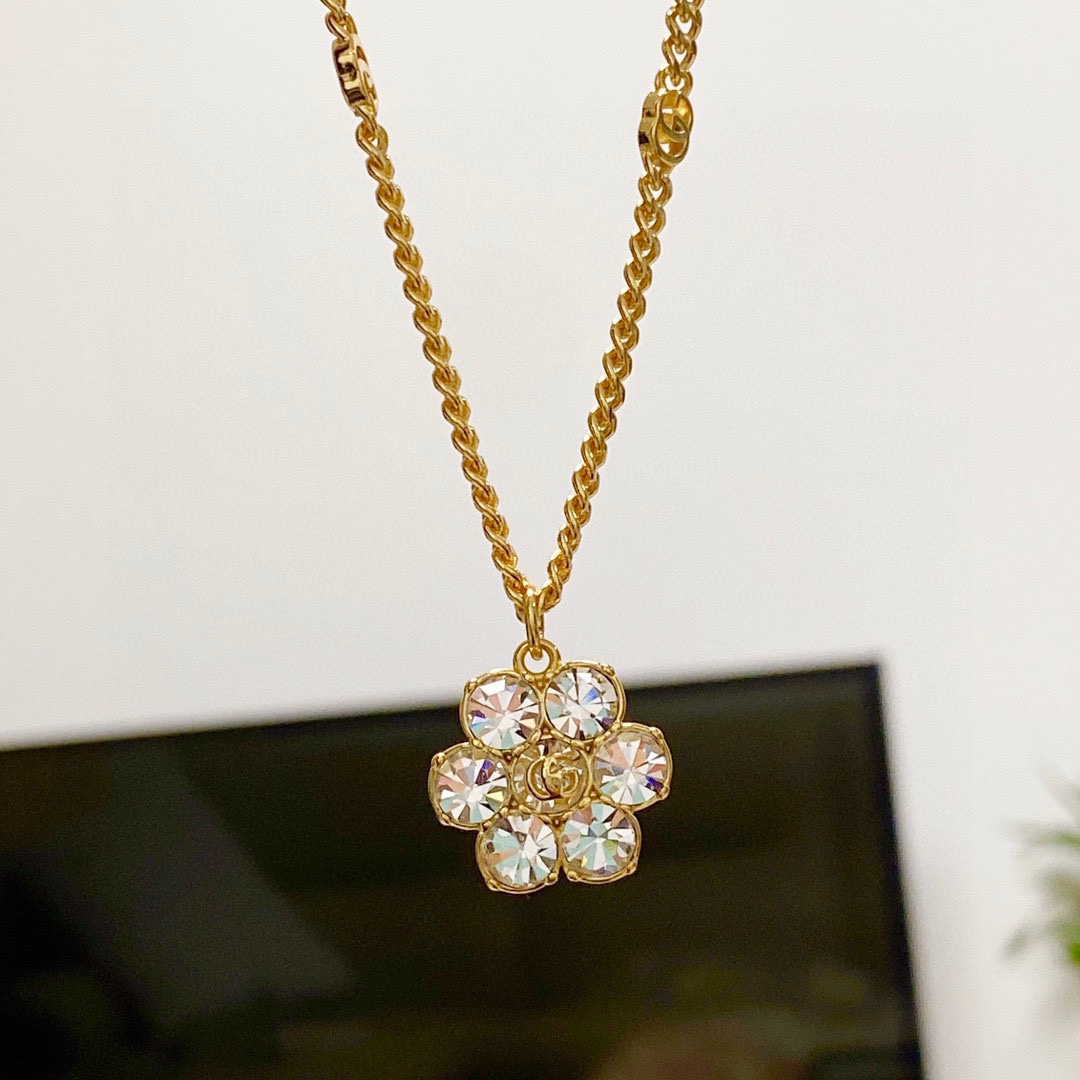 【GUCCI】ネックレス、新しいネックレス万能シンプルファッションオーナメント