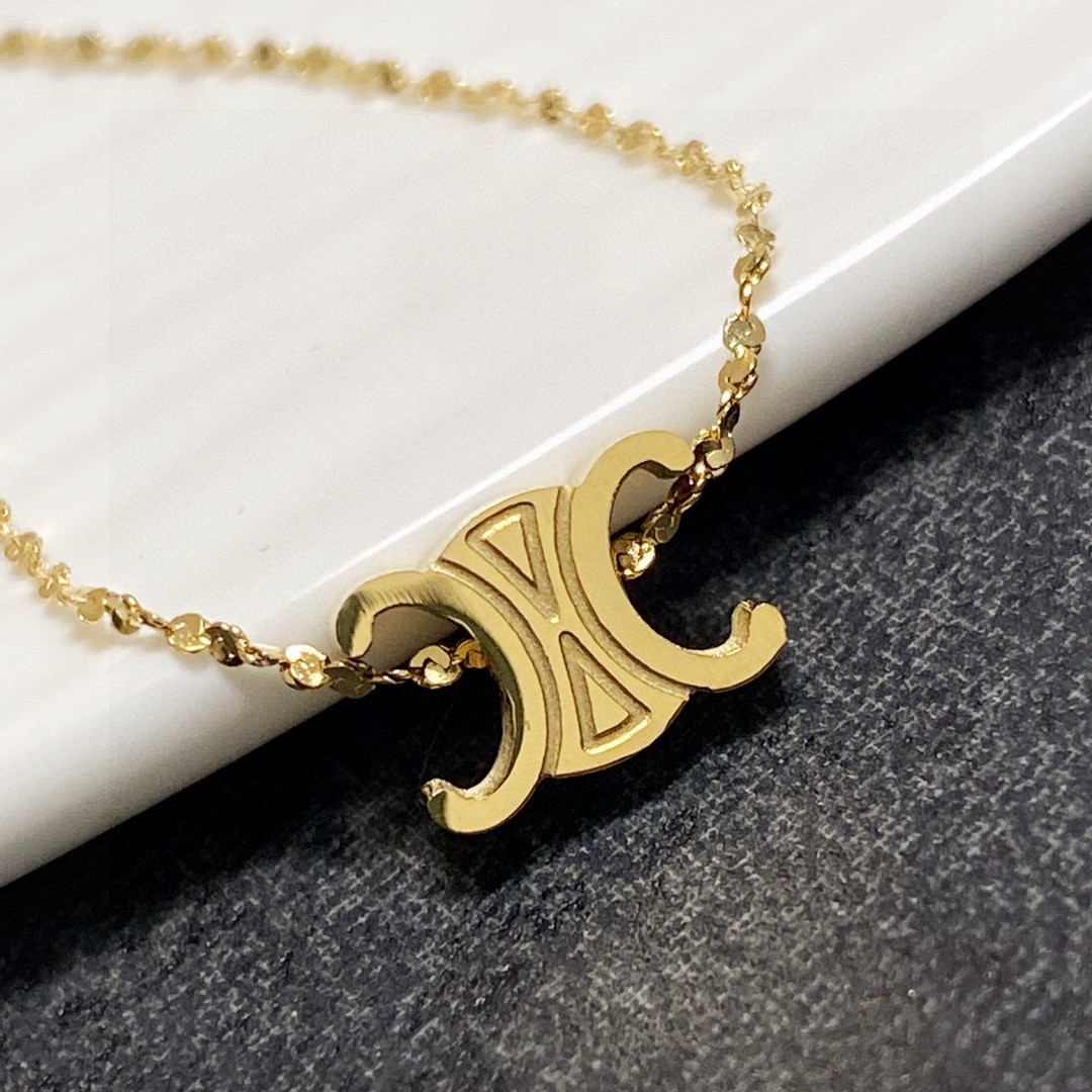 【CELINE】ネックレス、新しいネックレス万能シンプルファッションオーナメント