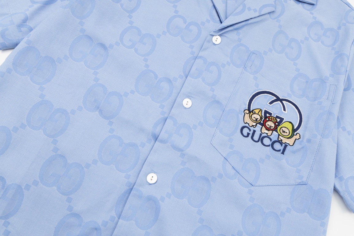 【GUCCI 公式旗艦店】 クッチ   半袖シャツ 好評に付き再入荷！