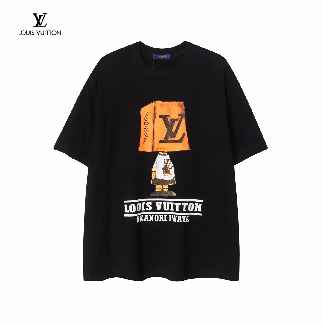 【2024】LV【LOUIS VUITTON公式旗艦店】 ルイヴィトン   Tシャツご好評に付き再入荷！