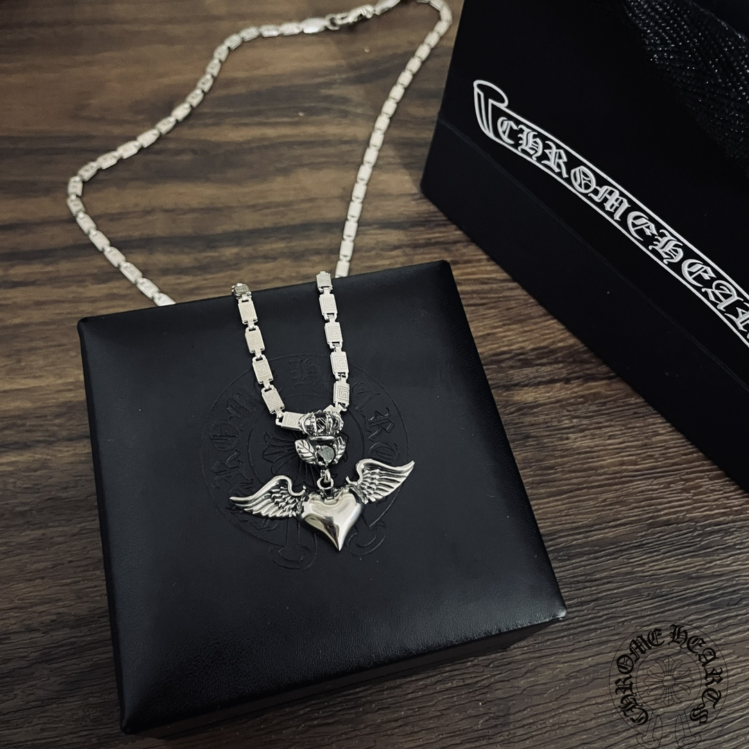 【2024】【CHROME HEARTS 】ネックレス、新しいネックレス万能シンプルファッションオーナメント
