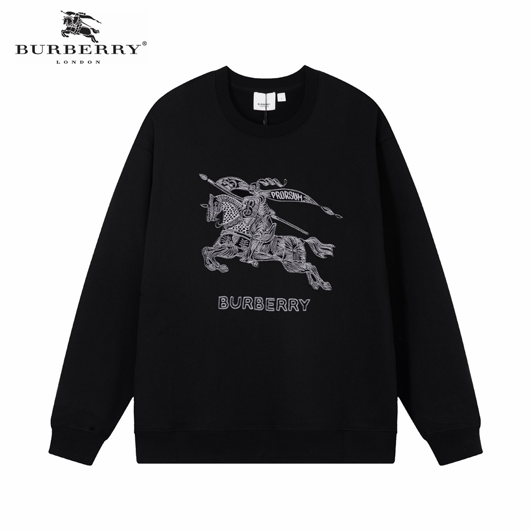 【BURBERRY 公式旗艦店】バーバリー   丸首の衛衣 ご好評に付き再入荷！