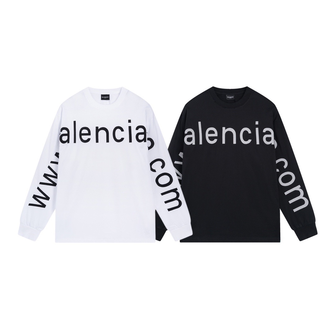 【BALENCIAGA  公式旗艦店】バレンシアガ 丸首の衛衣スウェット ご好評に付き再入荷！