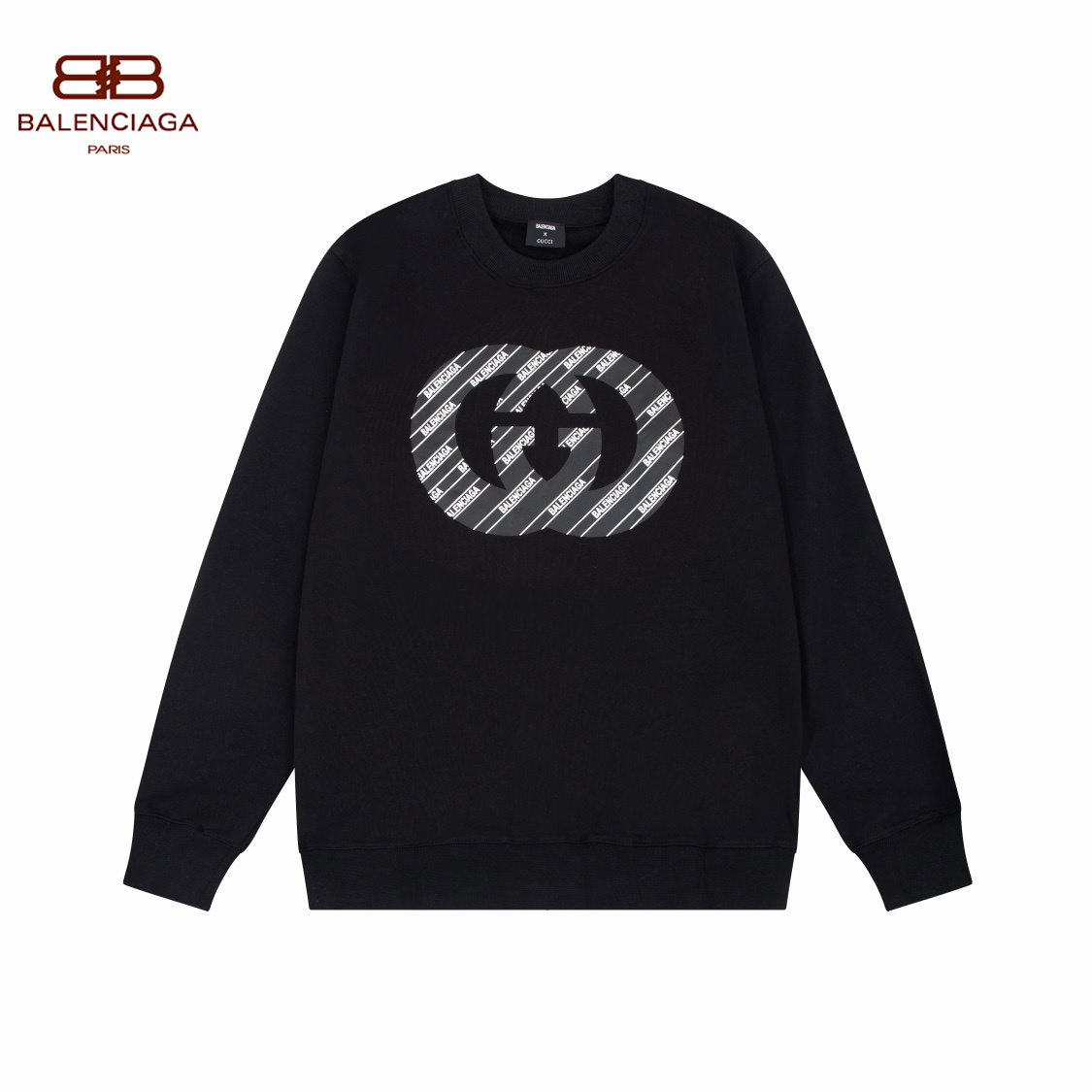 【BALENCIAGA 公式旗艦店】バレンシアガ 丸首の衛衣 スウェット ご好評に付き再入荷！