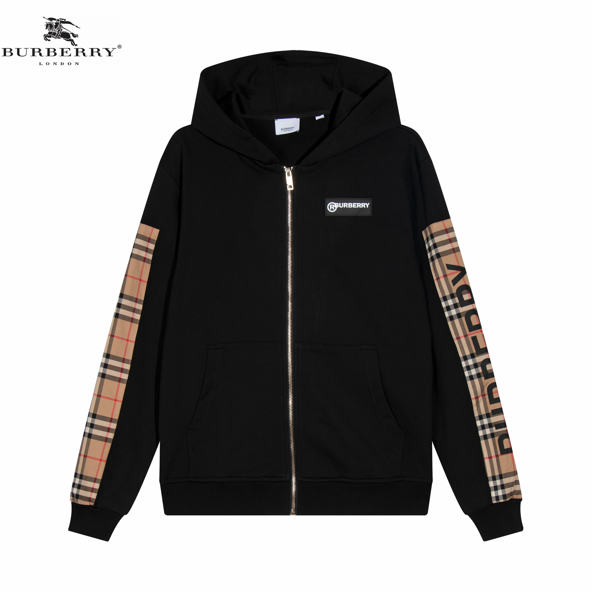 【BURBERRY 公式旗艦店】バーバリー   ジップパーカー 好評に付き再入荷！