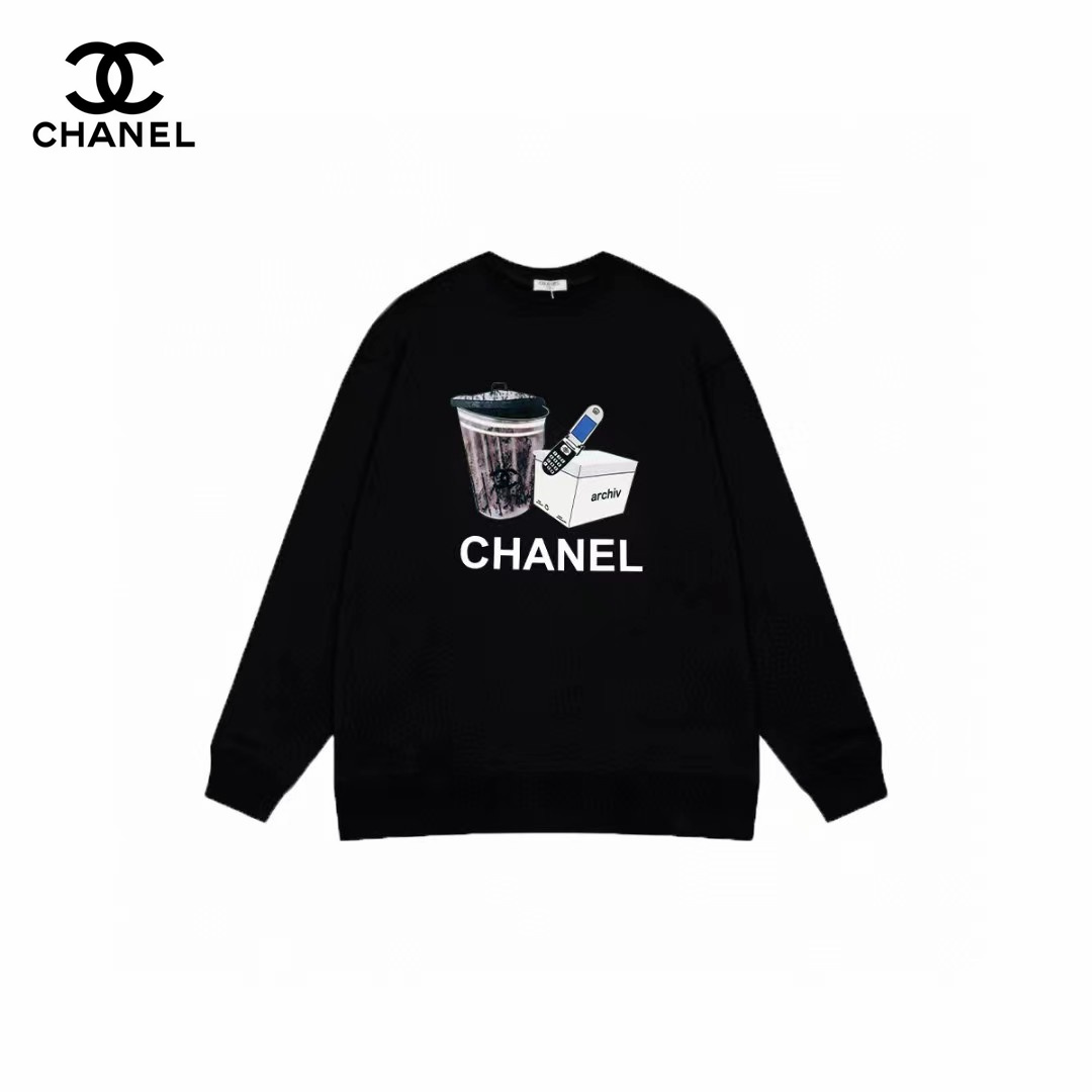 【2024】【CHANEL 公式旗艦店】シャネル 丸首の衛衣 スウェット ご好評に付き再入荷！