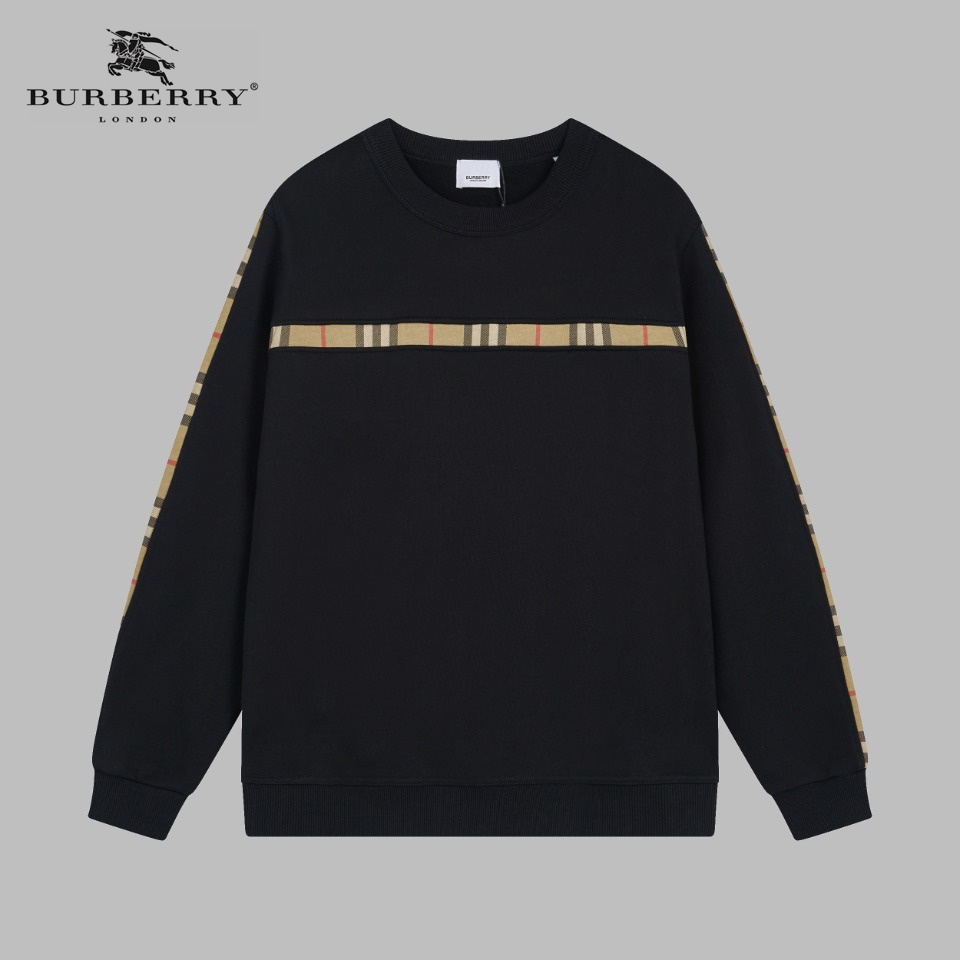 【2024】【BURBERRY  公式旗艦店】バーバリー丸首の衛衣 スウェットご好評に付き再入荷！