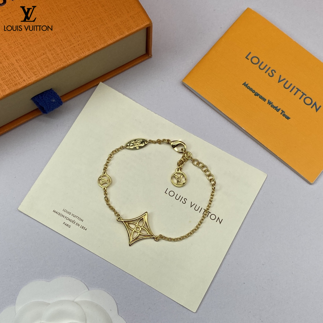 【2024】LV【 LOUIS VUITTON】ブレスレット、ファッションシンプルなスタイル