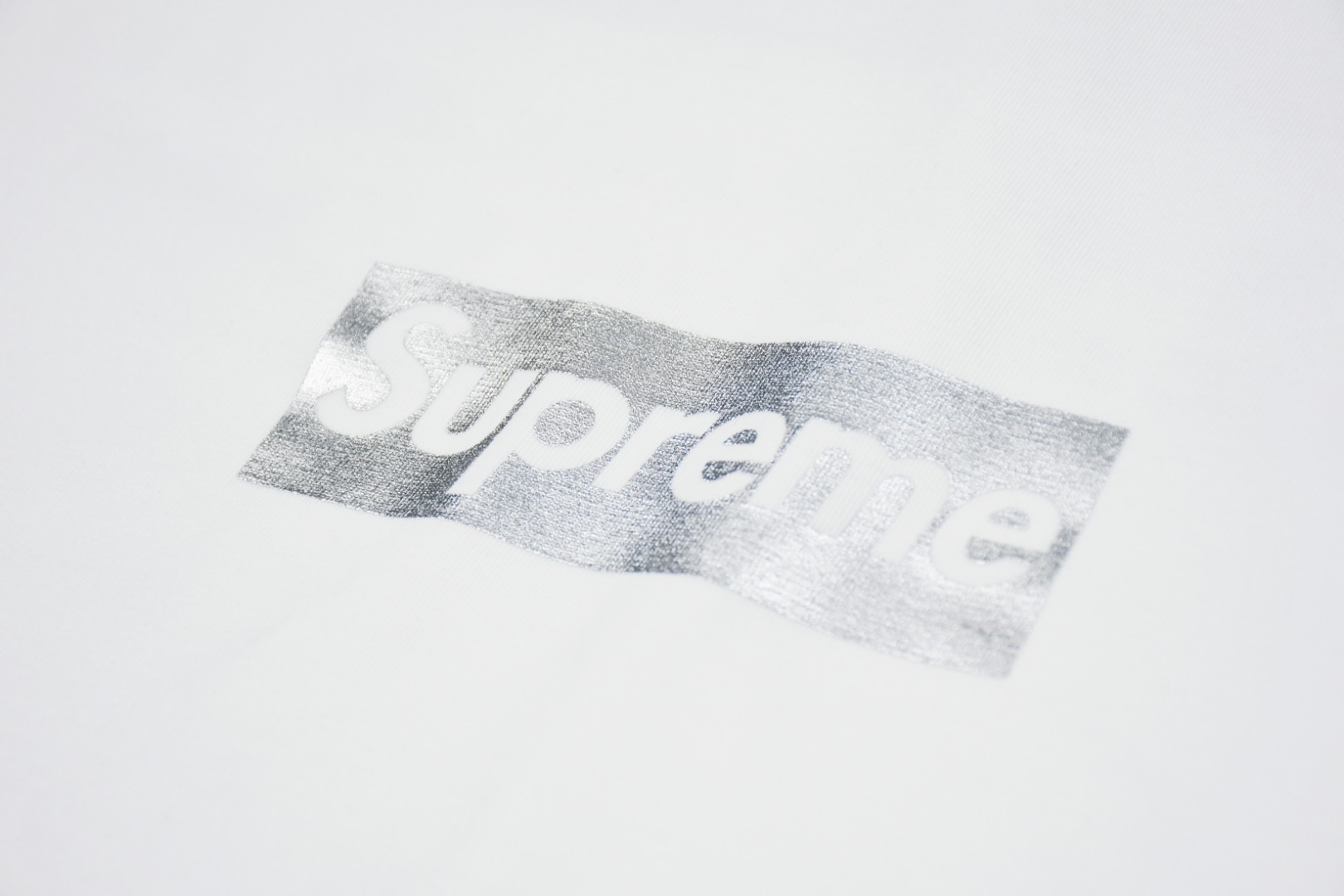 シュプリームSupreme Chicago Metal Box Logo Tee White シカゴ限定 半袖Tシャツ 人気