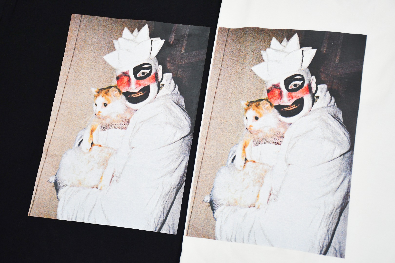 Supreme 20SS Leigh Bowery アーティストコラボ ピエロを抱えた子猫プリント 半袖Tシャツ シュプリーム