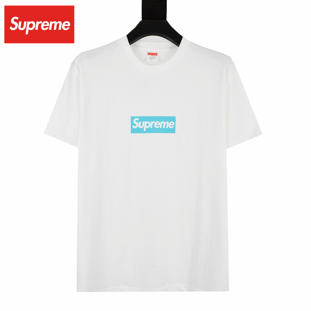 Supreme 21FW Tiffany Co Box Logo Tee ティファニーコラボ 半袖Tシャツ シュプリーム
