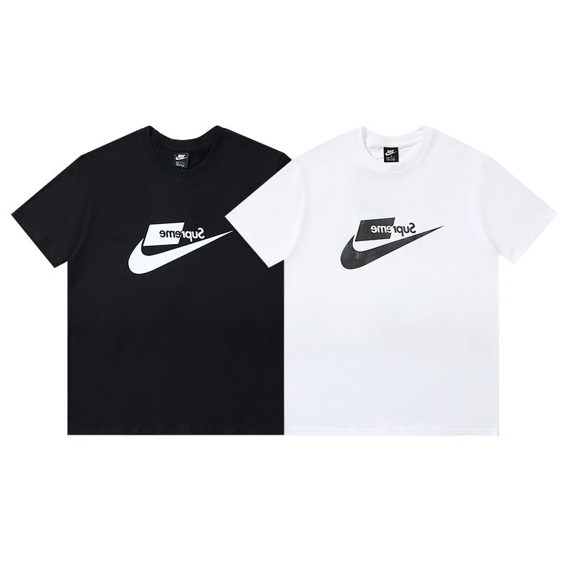 【2024】SUPREME NIKE ナイキ ジョイント コラボ コットン Tシャツ ブラック ホワイト M L XL 2XL 3XL シュプリーム