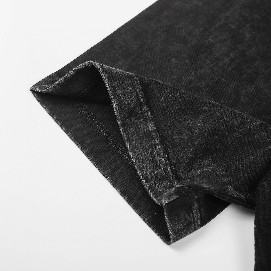 BALENCIAGA バレンシアガの新型のバックルのプリントロゴのプリントの半袖 Tシャツ