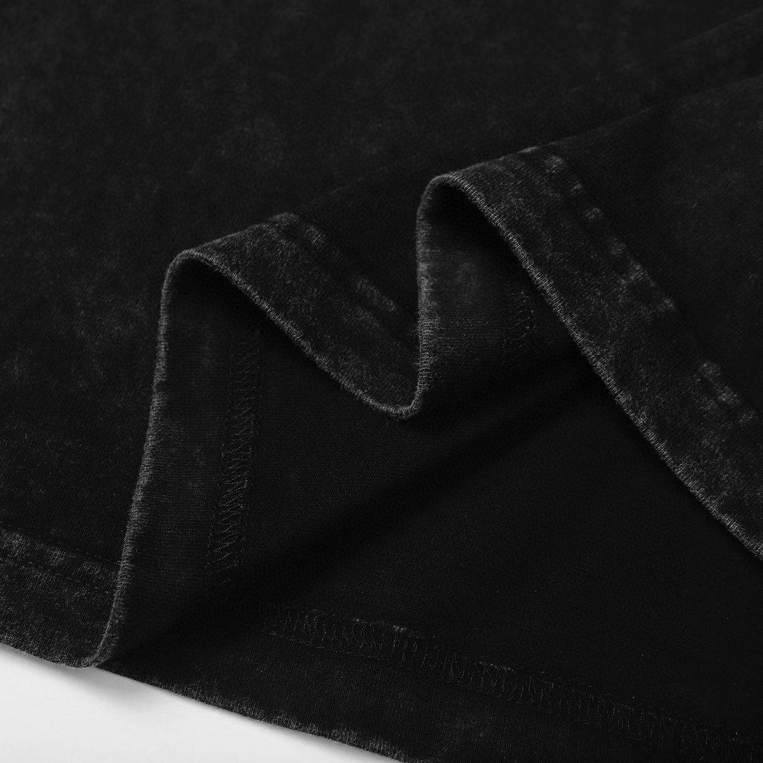 BALENCIAGA バレンシアガの新型のバックルのプリントロゴのプリントの半袖 Tシャツ