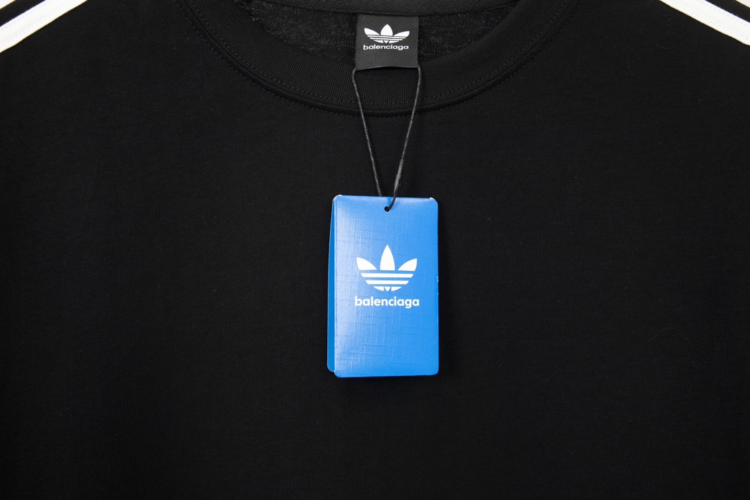【2024】balenciaga BLCG＆addidas コラボアルファベット刺繡Tシャツ