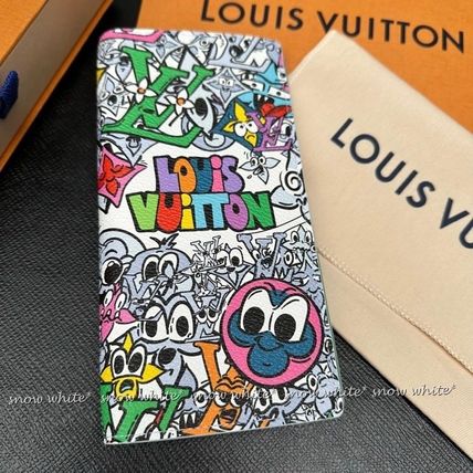 Louis Vuitton 長財布 明日着 限定 LV カートゥーン風 モノグラム ブラザ 長財布(7)