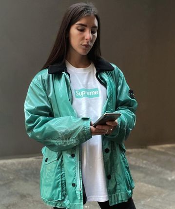 Supreme Tシャツ・カットソー 関税&送料無料 Supreme Tiffany & Co. Box Logo Tee FW21(10)