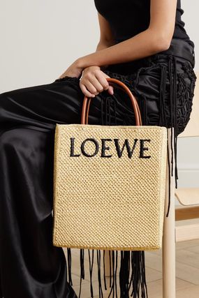 LOEWE トートバッグ &infin;&infin; LOEWE &infin;&infin; Standard A4 raffia バッグ☆(8)
